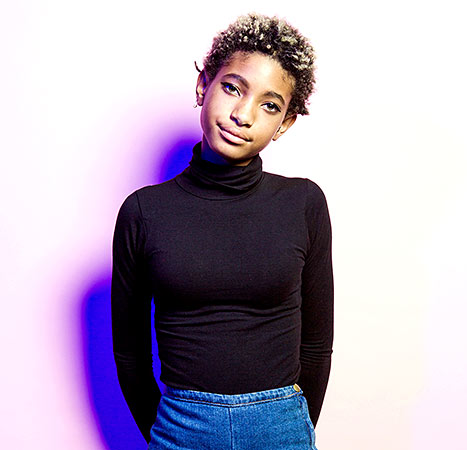 Willow Smith poses for a portrait