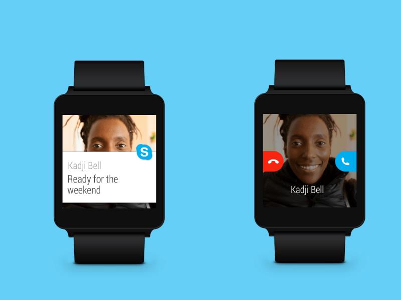 You can now Skype on your Android smartwatch with new update