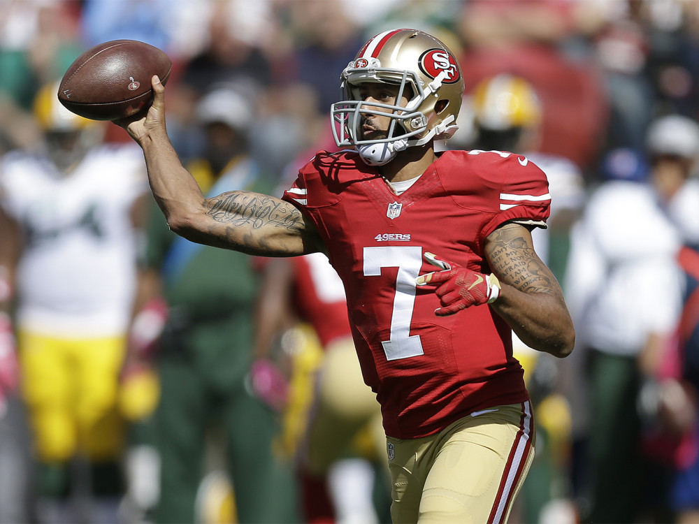 In addition to encroaching defenders Colin Kaepernick ought to be hearing the footsteps of 49ers backup quarterback Blaine Gabbert who could see some snaps if the San Francisco starter gets off to a slow start