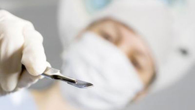 Doctor with scalpel surgery blurb