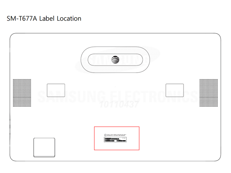 Samsung Galaxy View Illustration In FCC Listing