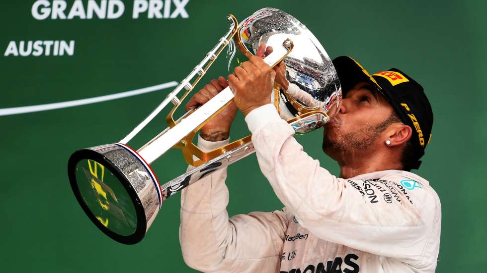 Third world title the 'greatest moment of my life&apos- Lewis Hamilton