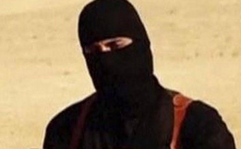 A close-up of the Jihadi dubbed “John”. Source Islamic State video