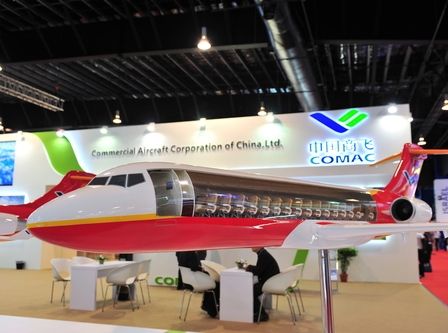 A model of the new COMAC ARJ21