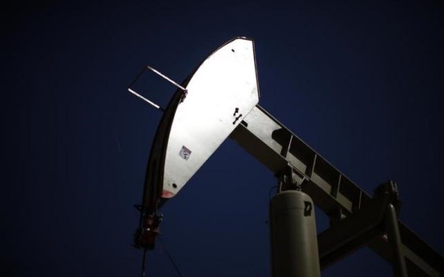 A pumpjack brings oil to the surface in the Monterey Shale California