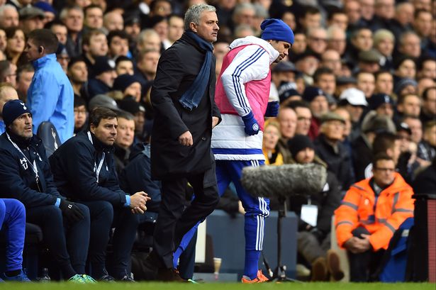 Penny for his thoughts Diego Costa passes Jose Mourinho