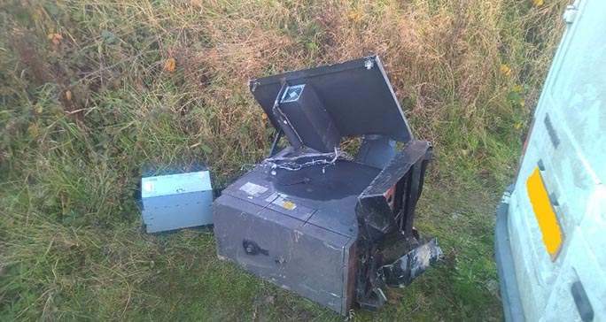 ATM gang fled on foot Pic Getty