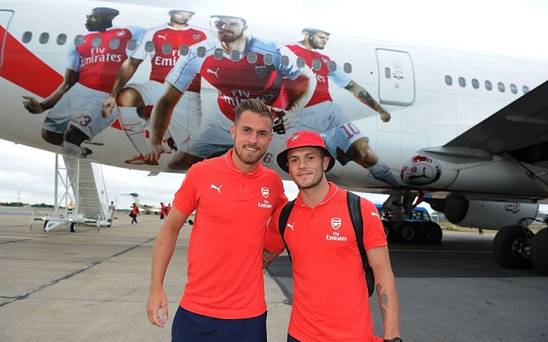 Aaron Ramsey and Jack Wilshere took this plane for a pre-season tour of Singapore- but do Arsenal need one to go to Norwich