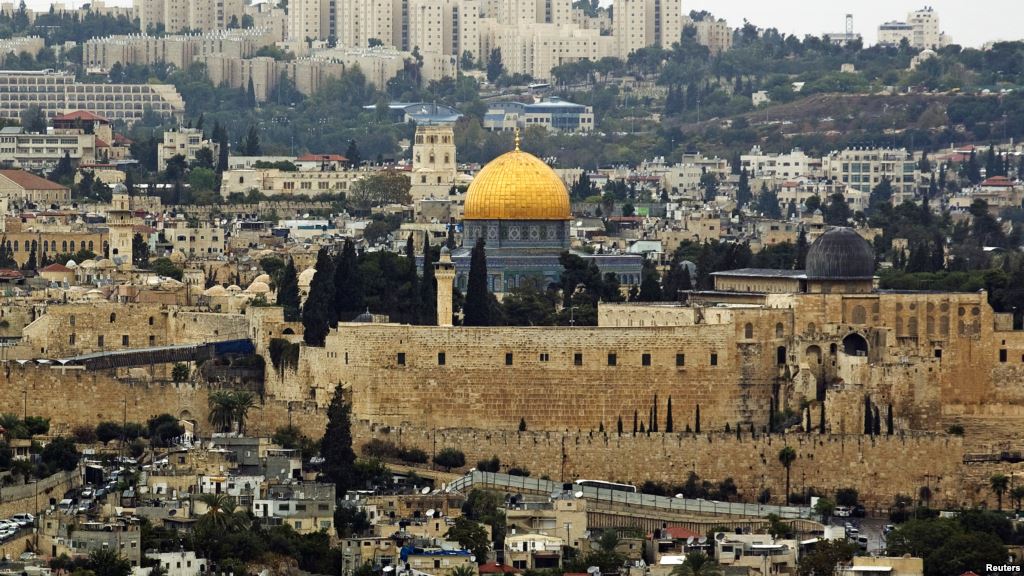 A general view of Jerusalem's old city shows the Dome of the Rock in the compound known to Muslims as Noble Sanctuary and to Jews as Temple Mount Oct. 25 2015