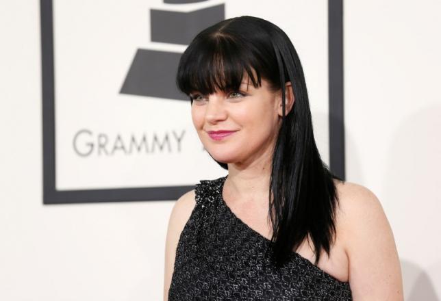 Actress Pauley Perrette arrives at the 56th annual Grammy Awards in Los Angeles California