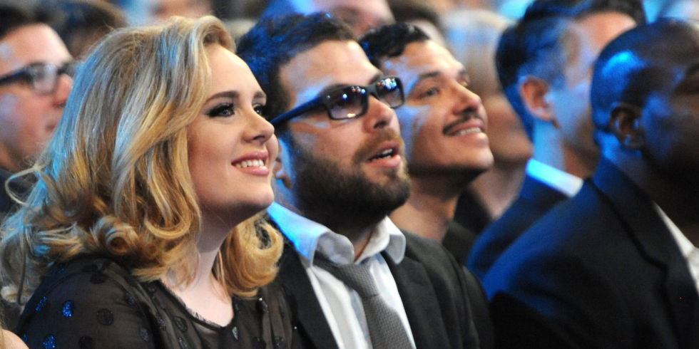 Adele and Simon Konecki