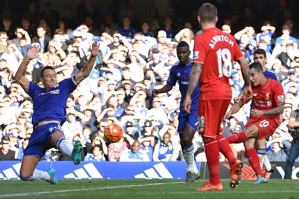 Philippe Coutinho scores a late equalising goal