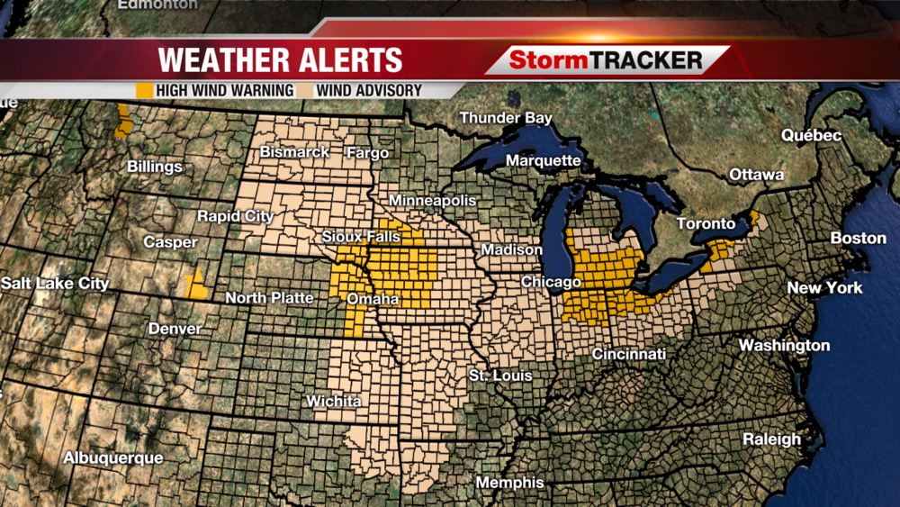 Approaching Weather System Will Bring Chance for Severe Thunderstorms on Wednesday