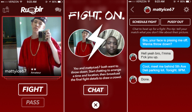 Now there's an app that's like Tinder for fighting