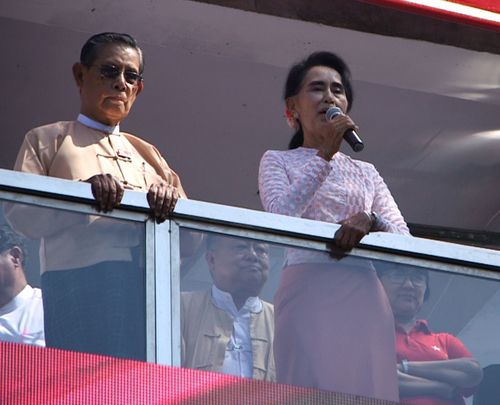 Aung San Suu Kyi, Myanmar's opposition leader