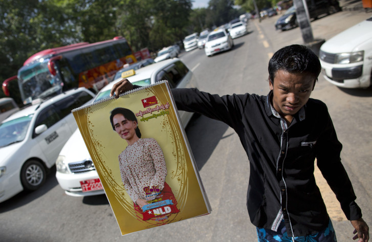 Suu Kyi's opposition party 2 seats off majority in Myanmar parliament