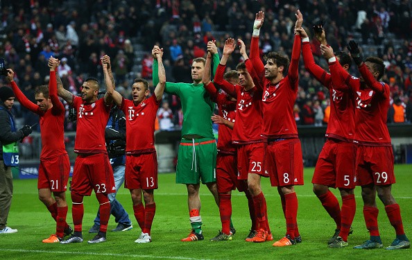 Bayern Munich players never fail to acknowledge their fans’ contribution after each match