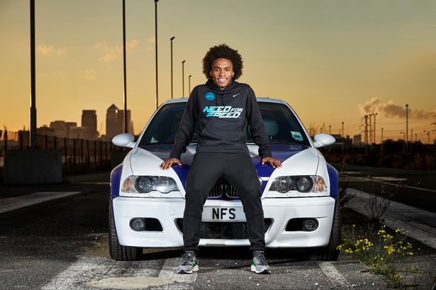 Beeming with pride Matchwinner Willian promotes Need for Speed