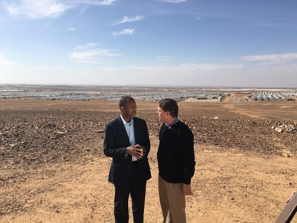 Ben Carson visits Syrian refugees in Jordan camp