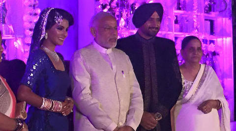 Harbhajan hosts high-profile wedding reception at capital