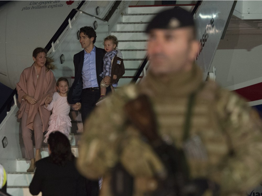 Prime Minister Justin Trudeau arrives in Malta ahead of the Commonwealths Heads of Government meeting Thursday Nov. 26 2015 in Valletta Malta