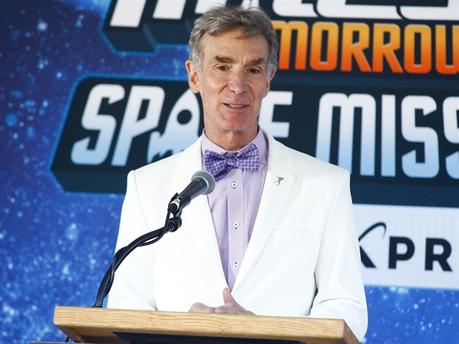 Bill Nye attends the Disney Junior and XPRIZE launch