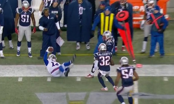 Sammy Watkins out of bounds