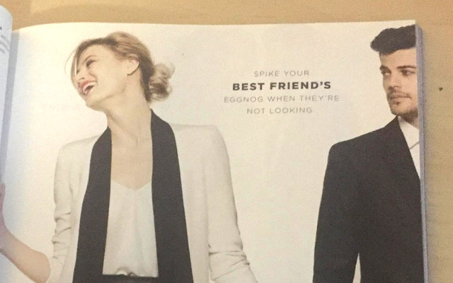 Bloomingdale's creepy new catalog suggests drugging your friends this holiday