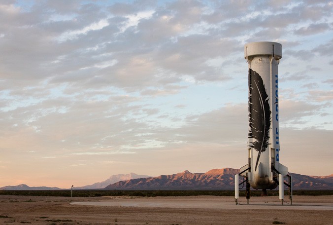 Blue Origin New Shepard space vehicle