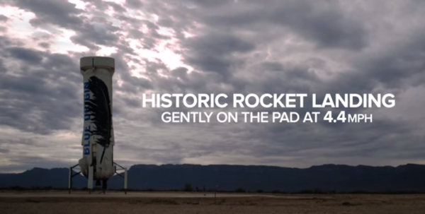 Watch Blue Origin's surprise rocket launch and safe landing