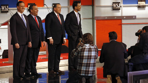 No whining: NJ Gov. Chris Christie shrugs off boot from debate main stage