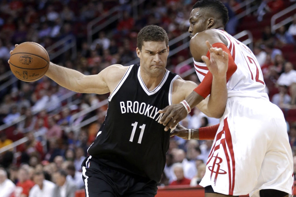 Nets stun Rockets to pick up their first win in eight tries