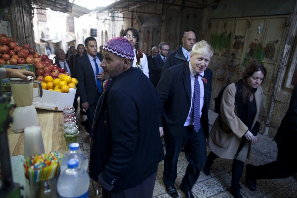 Boris Johnson visit to Israel