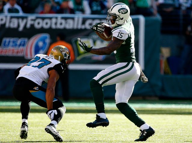 Brandon Marshall and the Jets slipped past the Jaguars Sunday at MetLife