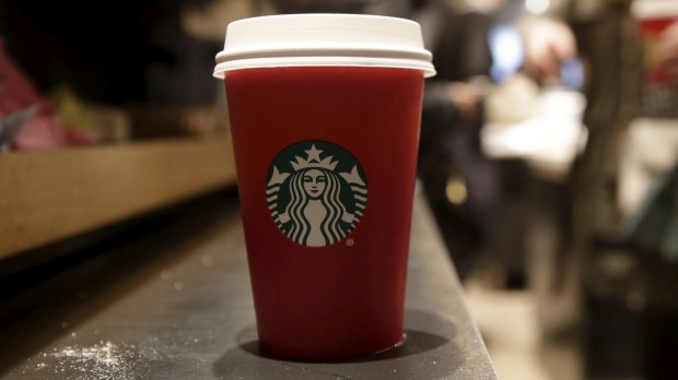 Holiday cups have been a tradition at Starbucks since 1997