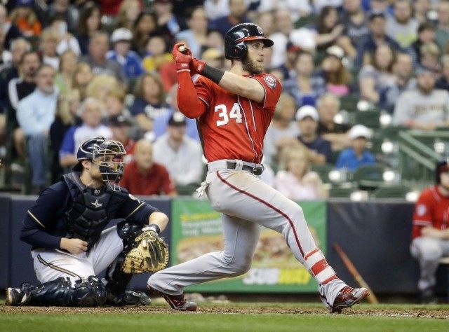 Bryce Harper Wins NL MVP on Unanimous Vote			
			The Associated Press				by Breitbart News20 Nov 20150