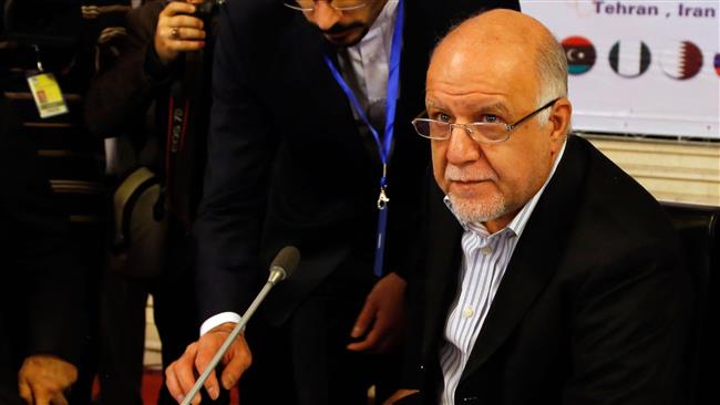 Iranian Oil minister Bijan Namdar Zanganeh attends the extraordinary ministerial meeting of Gas Exporting Countries Forum in the Iranian capital Tehran