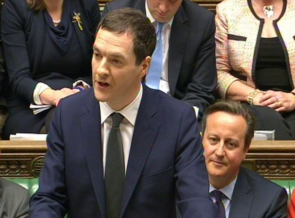 CHANCELLOR George Osborne in the Commons on Wednesday