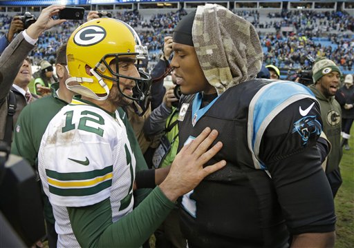 Cam Newton Aaron Rodgers