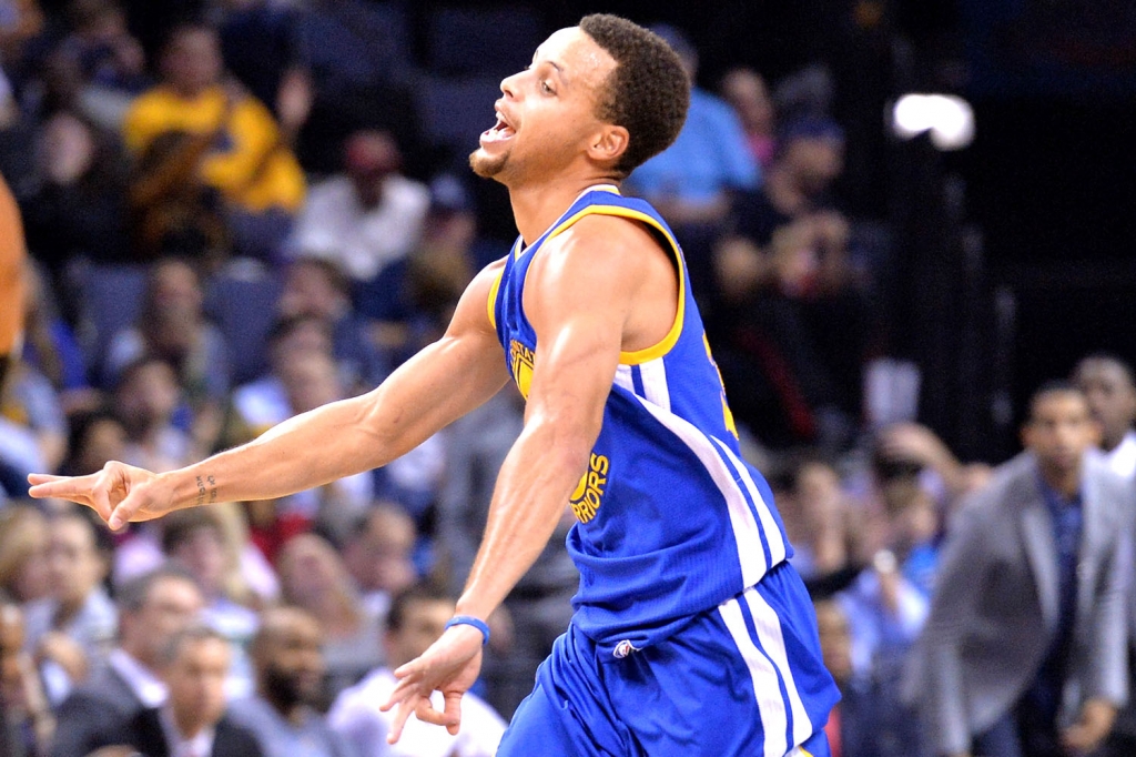 Watch Stephen Curry’s latest crazy acrobatic shot