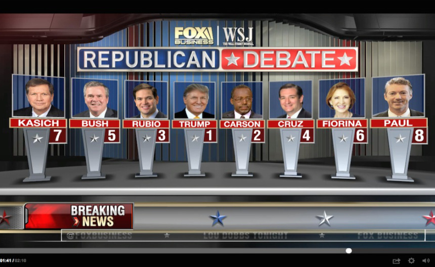 Christie Huckabee bumped from main stage — Fox Business debate