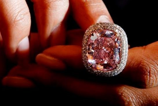 Christie's flogs pink diamond for $28.5 million Sotheby's hopes Blue Moon