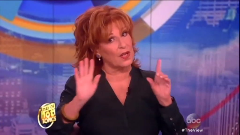 Co-host Joy Behar on'The View Wednesday Nov. 11