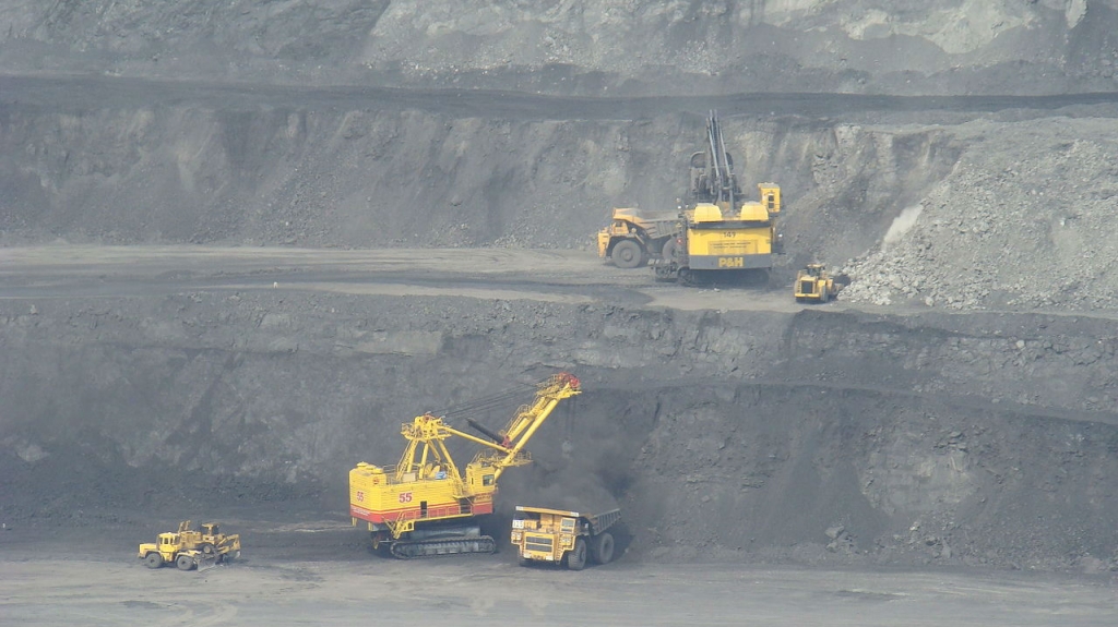 Coal mining in Russia