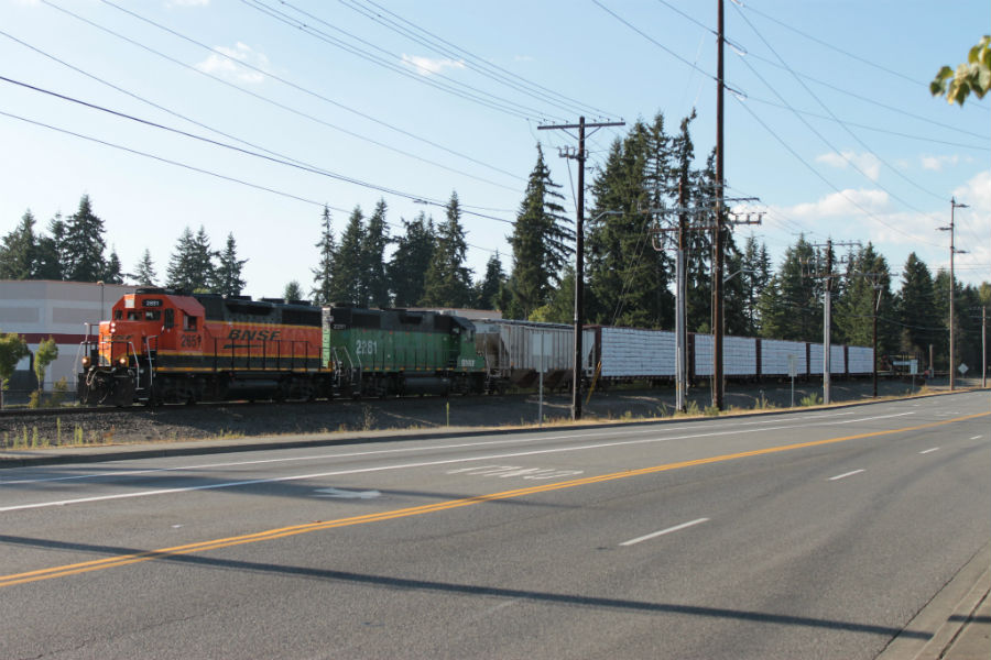 BNSF freight train