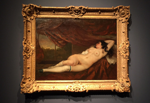 Courbet's'Femme nue couchee