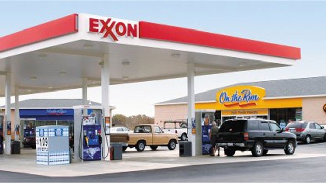 Exxon gas station