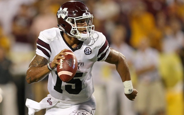 Dak Prescott reached a major milestone in Mississippi State's game at Missouri