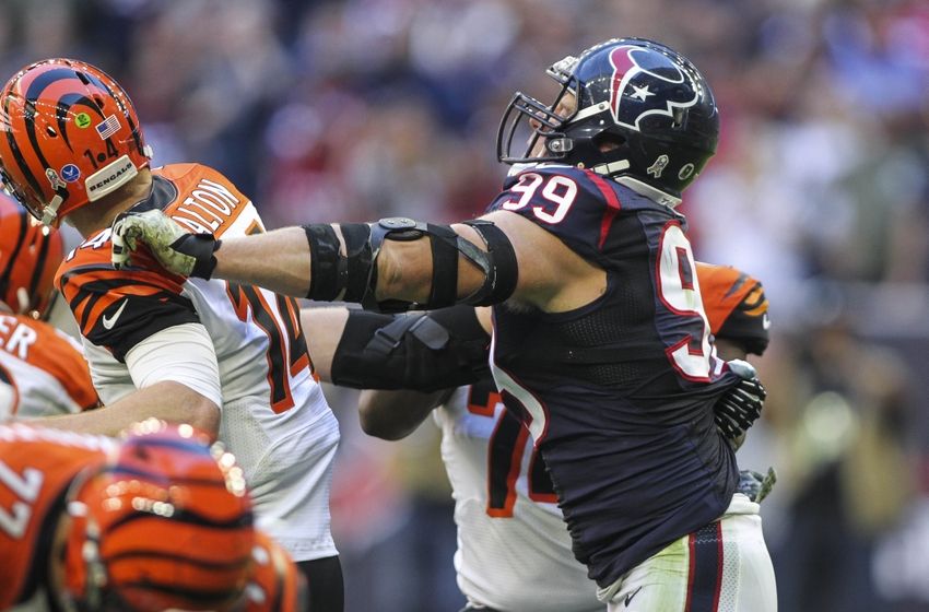 Texans vs. Bengals J.J. Watt calls Dalton a BB gun QB not happy