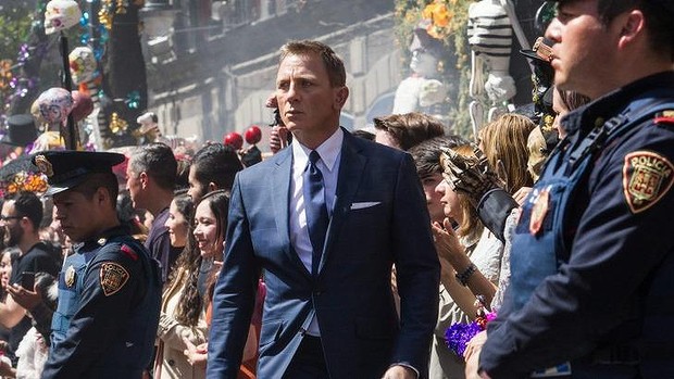 Daniel Craig in Spectre his fourth time as 007